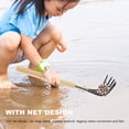 thumbnail image 2 of KAKOWELY Stainless Steel Clam Rake with Net Design for Beach Digging Black 1Pc,14.96"X4.33"X3.54", 2 of 5