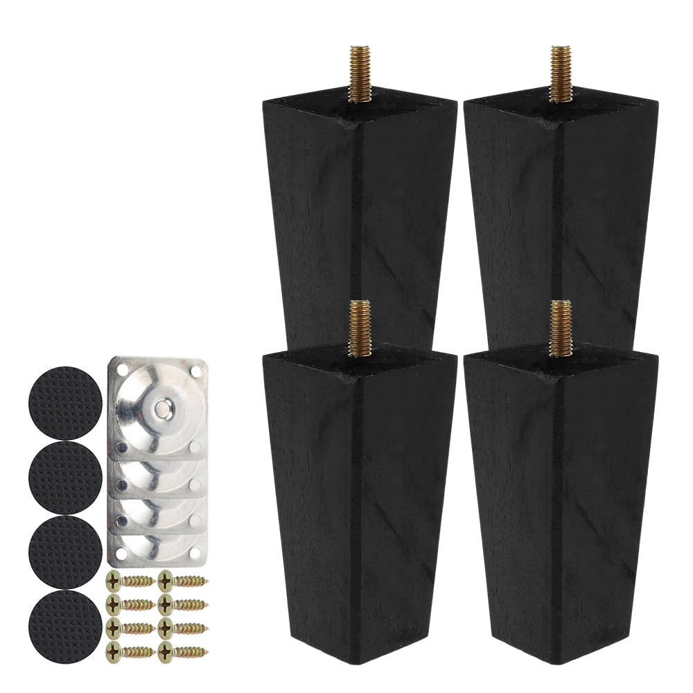 Willstar Height Sofa Legs Set of 4 Wooden Furniture Legs Wood Sofa Legs