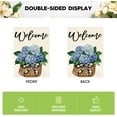 thumbnail image 6 of Hydrangea Spring Summer Garden Flag 12x18 Inch Double Sided Outside, Floral Welcome Yard Outdoor Flag, 6 of 6