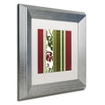 thumbnail image 3 of Trademark Fine Art "Woodlands Christmas IV" Canvas Art by Color Bakery White Matte, Silver Frame, 3 of 4