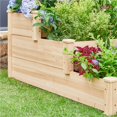 thumbnail image 5 of Topeakmart 3 Tier Elevated Raised Garden Bed Planter Box, Wood, 5 of 6