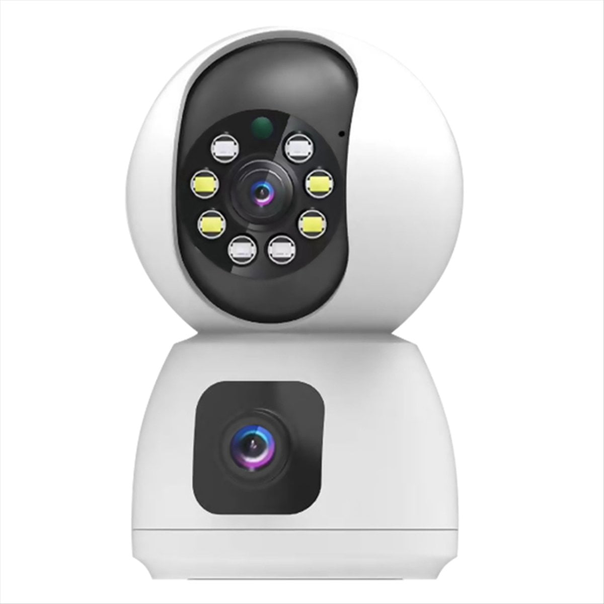 1080P HD WiFi IP Camera Dual Lens Dual Screen Baby Monitor Home Security Camera PTZ Auto Tracking CCTV