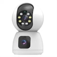 thumbnail image 5 of 1080P HD WiFi IP Camera Dual Lens Dual Screen Baby Monitor Home Security Camera PTZ Auto Tracking CCTV, 5 of 10