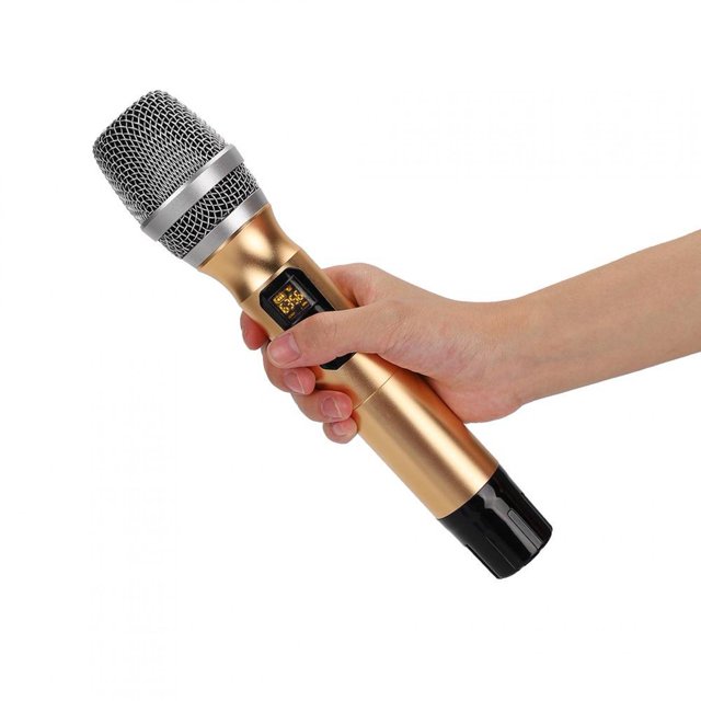 Micrófono Micrófono Inalámbrico Micrófono Universal Micrófono De Mano Micrófono De Karaoke Modulación De Frecuencia Digital UHF 500~980MHz Micrófono Inalámbrico Universal