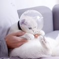 thumbnail image 3 of Qianli en Forme de Boule Chat Capot Anti-Morsure Respirante Tête Anti-Lèche Couverture de Protection M, 3 of 4
