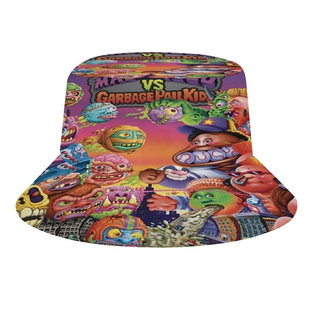 Niños del Bote de Basura Sombrero bucket para adultos, gorra de protección solar, sombrero de pescador plegable para viajes al aire libre, pesca y actividades de verano