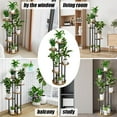 thumbnail image 6 of Plant Stand Indoor 6 Tier 9 Potted Multiple Flower Pot Holder for Patio Garden Balcony Living Room Corner (6 Tier Black+Rustic Brown), 6 of 12