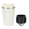 thumbnail image 2 of Vacuum Coffee Cup, High Hardness Coffee Mug, Stainless Steel for  White, 2 of 8