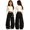 C792/Black, variant on XIYON Girls Sweatpants Kids Baggy Wide Leg Sweatpants Elastic Waist Joggers with Pockets Relaxed Fit Casual Trousers 5-6 Years