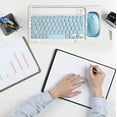 thumbnail image 3 of Bluetooth Keyboard for Tablet under 5! CQCYD Bluetooth Keyboard for Mobile Phone Tablet, Magical Control Magnetic Wireless Keyboard Mouse Set, Portable Travel Combo, 3 of 9
