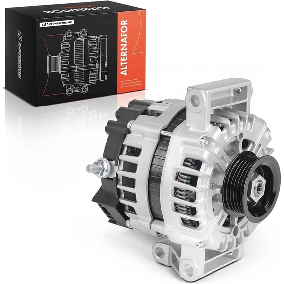 A-Premium Alternator Compatible with Chevrolet HHR 2008 2009 2010 2011, 2.2L 2.4L, 12V 130A 5-Groove Pulley Clockwise, Replace# FG12S011SP, FH12S011