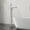 Brushed Nickel#90, variant on 12 Inch Square Dual Shower Head System - Wall Mounted Matte Black Shower Set with Rough-In Valve, Rain & Handheld Shower, Pressure Balanced, Stainless Steel