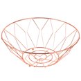 thumbnail image 2 of 1 Pc Fruit Basket Delicate Snack Dish Vegetables Storage Basin Simple Fruit Tray for Home Room Kitchen Desktop (Rose Gold), 2 of 8