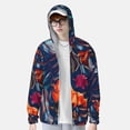 thumbnail image 2 of Fotbe Tropical Flower Chaqueta con Protección Solar UPF 50+ para Hombre y Mujer, Camisa con Capucha y Bolsillos-X-Large, 2 of 7