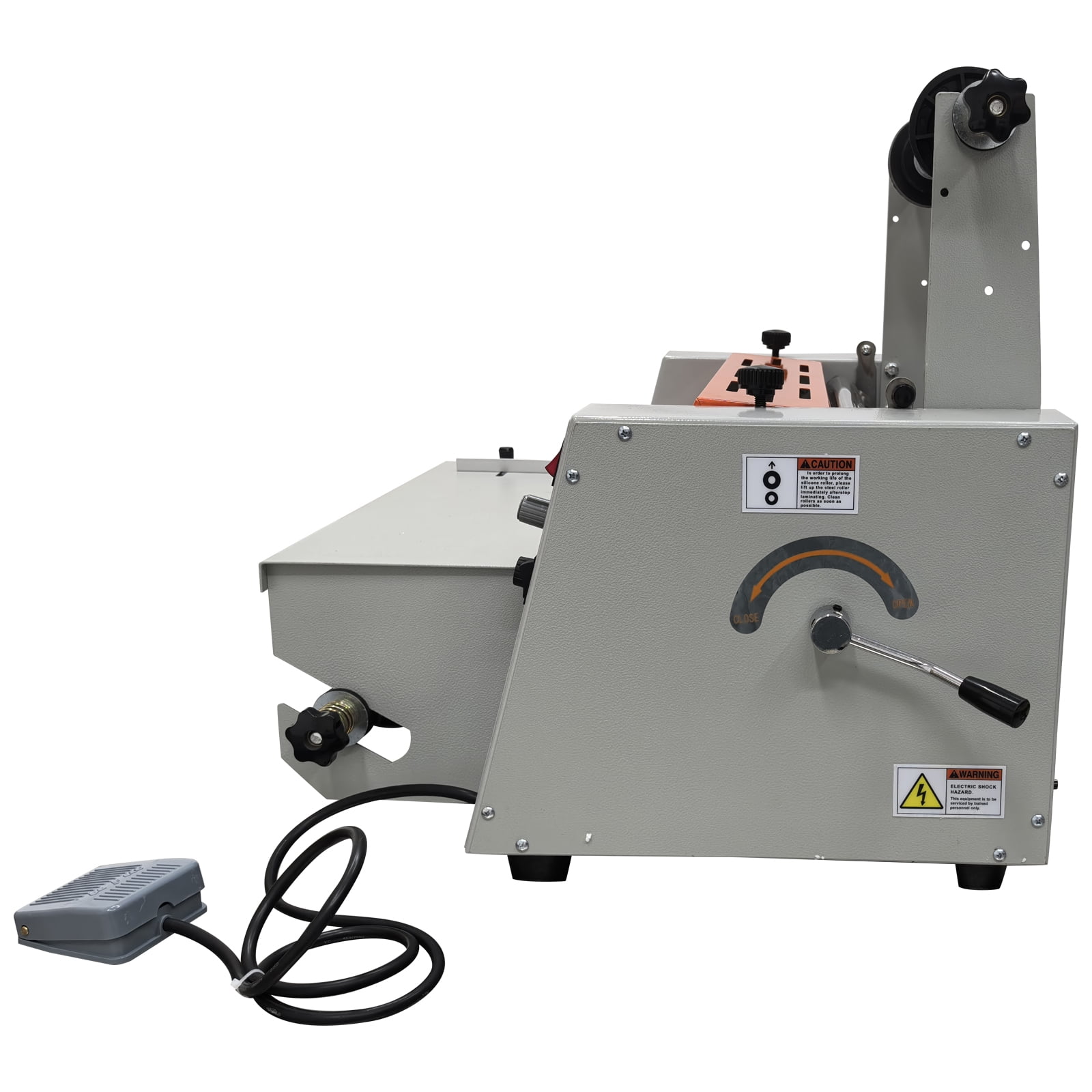 16'' Electric Steel Roller Thermal Laminator Single and Double Side Hot Roll Laminating Machine