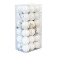 thumbnail image 2 of 36 piezas de pequeños colgantes navideños, bolas navideñas, adornos de bolas para árboles de Navidad, adornos navideños para interiores y exteriores,, 2 of 8