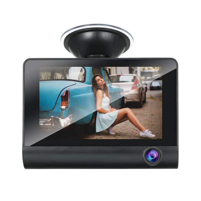  Dual Dash Cam Front and Rear Dash Cam 4.0 Inch IPS