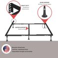 thumbnail image 6 of Atlas-Lock Keyhole 6-Glide Bed Frame, 6 of 11