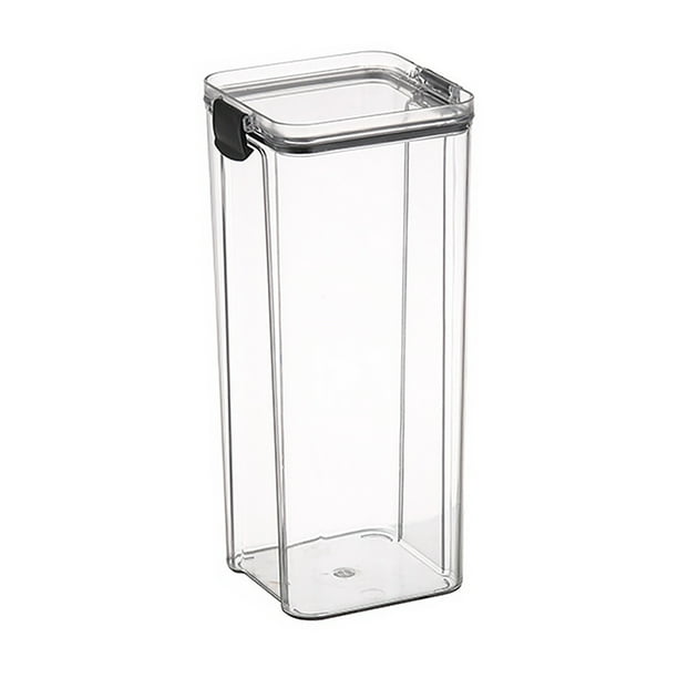 Wosthever Recipiente de almacenamiento de alimentos con tapas herméticas, dispensador de arroz de cocina, especias, harina para hornear, organizador, Organizadores de utensilios de cocina 1800ML Wosthever HA059310-05
