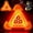 2Sets, variant on Zlinib 2026 New 3-in-1 Solar Emergency Triangle Warning Light at the Roadside, Portable LED Roadside Triangles with USB Rechargeable, Waterproof Hazard Reflector for Car Breakdowns