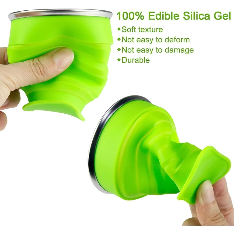 Portable Plastic Retractable Folding Cup Telescopic Collapsible Outdoor Travel | IL