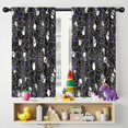 thumbnail image 5 of Blackout Kids Curtains,Halloween Spider Web and Skulls Pattern Childrens Insulated Curtains Set Of 2,Bedroom Essentials,Toddler Room Decor 42"x54", 5 of 5
