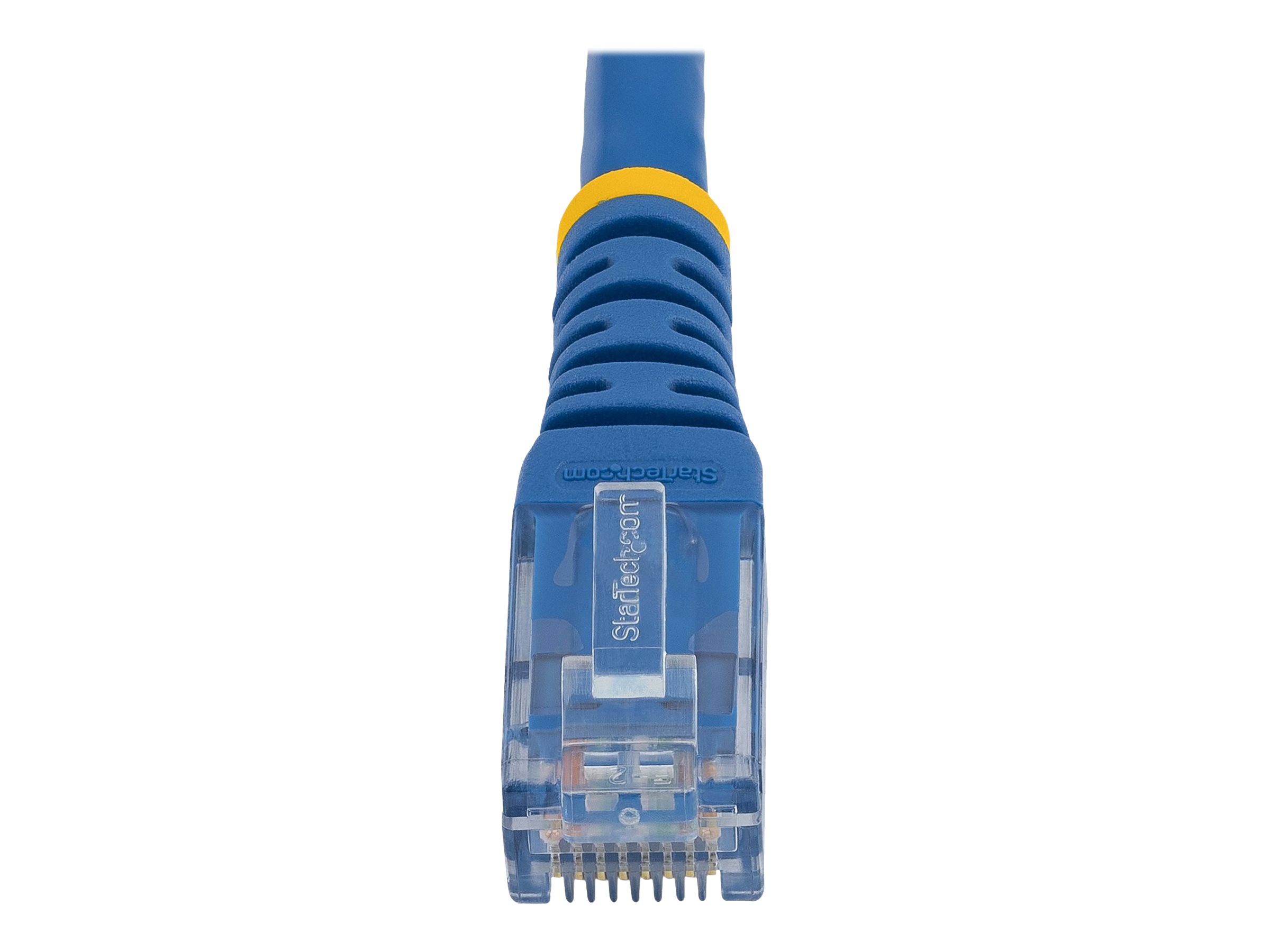 100ft CAT6 Ethernet Cable, 10 Gigabit Molded RJ45 650MHz 100W  PoE Patch Cord, CAT 10GbE UTP Network Cable with Strain Relief, Blue,  Fluke Tested/Wiring is UL Certified/TIA Category