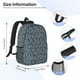 thumbnail image 5 of Easygdp Small White Flowers Mochila Ligera de 15 Pulgadas para Estudiantes, Mochila Cómoda para la Escuela y Viajes, Correas Ajustables, 5 of 6