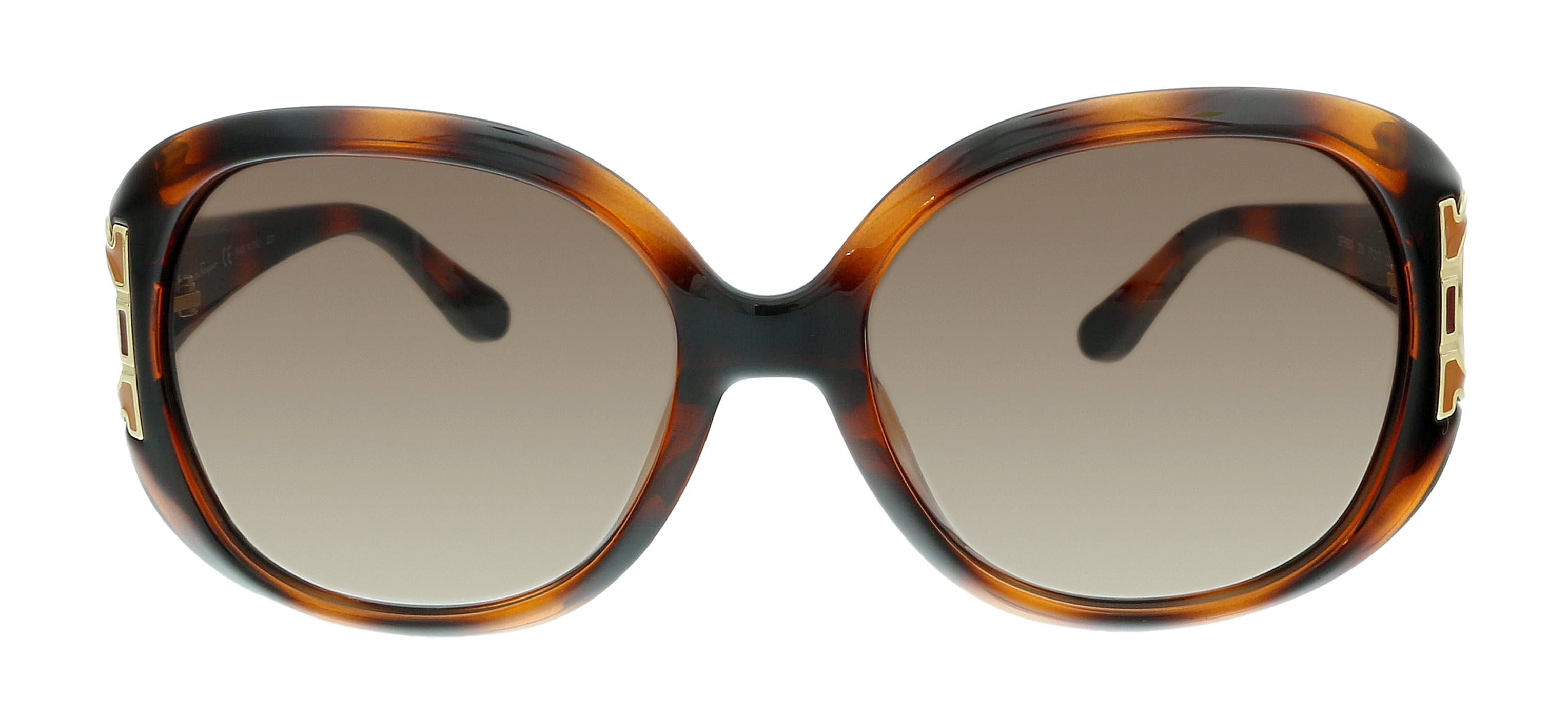 Salvatore Ferragamo Oval Ladies Sunglasses, SF668S 238 57