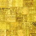thumbnail image 1 of Ahgly Company Indoor Square Patchwork Yellow Transitional Area Rugs, 5' Square, 1 of 4