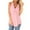 Pink, variant on Tbopshirt Top for Women,Womens Solid Tank Tops Sleeveless V-Neck Base Shirt Summer Casual Tees