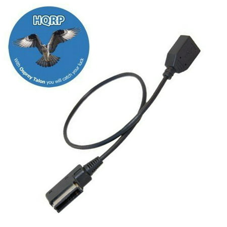 HQRP MDI MMI / USB Cable Adapter for VW Volkswagen Beetle / Passat NAR (2012 - 2015) 2012 2013 2014 2015, Audio MP3 Music Interface Adapter + HQRP