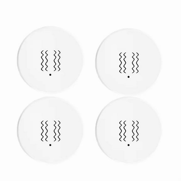 4PCS Tuya Smart Vibration Sensor Real Time Monitoring Door Window Detection Alarm Smart Home Security System