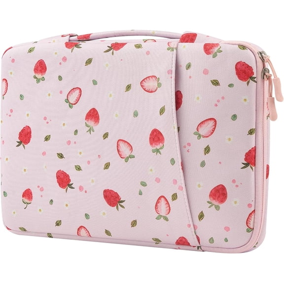 ProCase Protective Travel Sleeve, Carrying Laptop Case for MacBook Neo 13" 2026 (Model: A3404, A18 Pro) -Strawberry