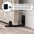 thumbnail image 3 of Floor Guide Sliding Barn Doors Adjustable Wall Mount Ball Bearings Black Guide, 3 of 5