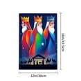thumbnail image 4 of Amhnf Three Wise Men Christmas Nativity Scene Garden Flag For Home Outdoor Garden Yard Decor 12x18 inch, 4 of 5