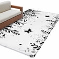 Butterflies 2.7'x5' Rug for Office Desk Chair Area Small Bedroom ...