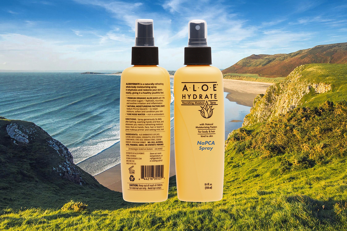 AloeHydrate NaPCA Spray - a refreshing NaPCA Moisture Mist that | Moisturize | Refresh | Sooth