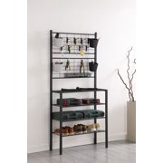 Proman Products Handyman Garage 4-Tier Storage Shelf Rack with Accessories for Garage, Kitchen, Home, Bathro0m, 30.5 W x 12 D x 66 H