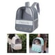 thumbnail image 3 of Mochila portátil para transportar mascotas, bolsa de viaje para perros y gatos, bolso de mano suave y ventilado. C-gris, 3 of 7