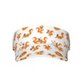 thumbnail image 2 of Kdxio Squirrel Playing Print Sun Visor Hat Golf Visor Adjustable Velcro Outdoor Sports Cap for Men Women, 2 of 7
