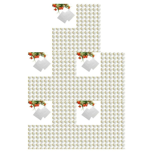 braveheart 100pcs Square Aluminum Foil Wrappers Colorful Package for Sweets Candy Chocolate Lollipops by Silver 5Set