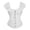White, variant on FASHOFT Black Renaissance Corset Top For Women Cosplay Princess Lolita Cute Stretch Puff Sleeve Bustier Jacquard Fabric Formal Gown Waist Cinching Shaper Corset Dresses L