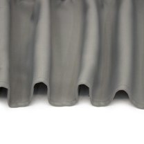 Vianney Catania Gray Short Blackout Curtains - 2 Panels - Effective Light Blocking and Privacy Solution - Modern Window Treatments for Home Decor and Room Styling