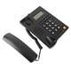 thumbnail image 3 of Téléphone de bureau avec fil, luminosité réglable sur 5 niveaux, prise en charge de la recomposition, pause, flash, pour la maison et l'hôtel, 3 of 4