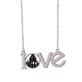 thumbnail image 1 of Germany Famous Building Architecture Love Necklace Pendant Charm Jewelry, 1 of 3