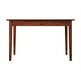thumbnail image 4 of Allora Mid-Century Solid Wood Writing Desk with Storage Drawer in Walnut, 4 of 8
