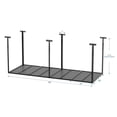 thumbnail image 3 of 3x8ft Overhead Garage Storage Rack, 750LBS Weight Capacity, Adjustable Ceiling Mounted Storage Racks Heavy Duty, Hanging Garage Storage, 36"W x 96"L x (22-40 Ceiling Dropdown), Black, 3 of 9