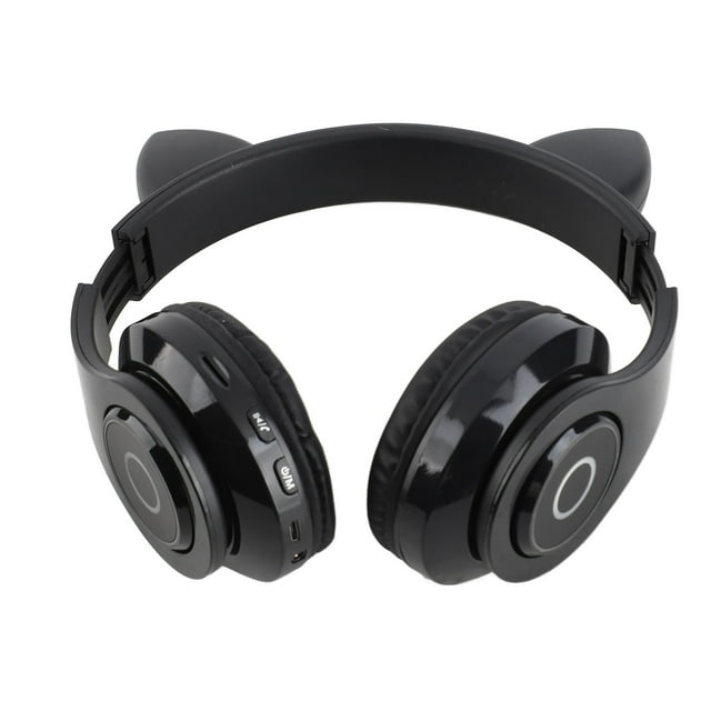 Auriculares Inalámbricos, Auriculares Con Reducción De Ruido LED, Almohadillas Suaves Para Colocar Sobre La Oreja Con Micrófono Para Teléfono Móvil