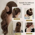 thumbnail image 4 of 4 pinzas mágicas para el pelo con forma de nido de pájaro, accesorios expandibles para hacer moños de pelo para mujeres, pinzas para el pelo para cabello fino, grueso y rizado, pasadores de plástico p, 4 of 6